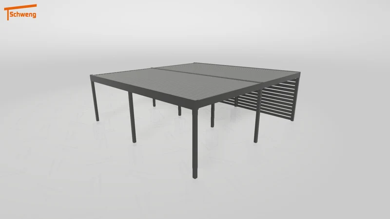 #DE Schweng Flachdachcarport C600+ (ID rjnrnk) #MTG