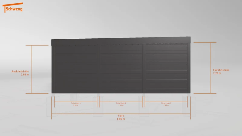 #DE Schweng Flachdachcarport C600 (ID dvnxxm) #MTG