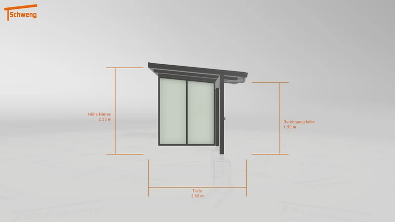 #DE Schweng Terrassenüberdachung S350 (ID 33jmm9)