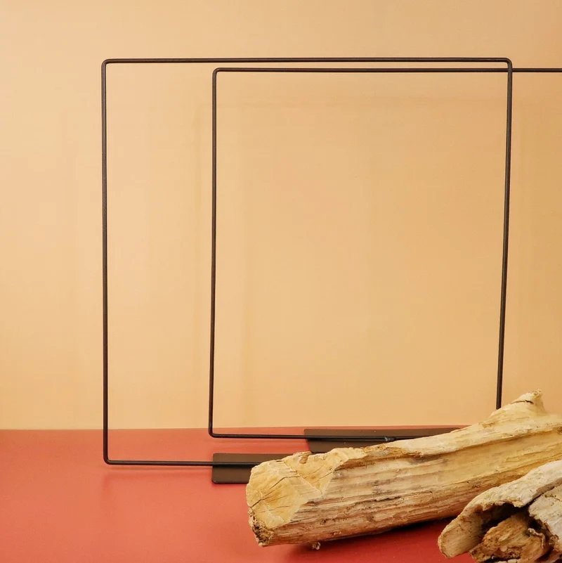 AIRPLANT HOLDER - FRAME BLACK