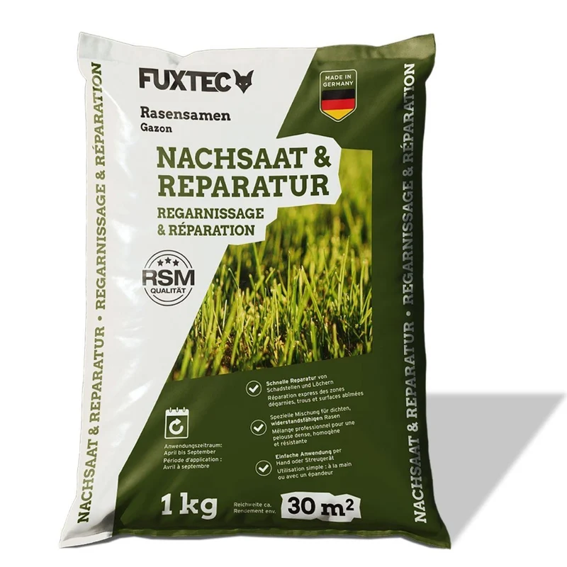 FUXTEC Rasensamen FX-RSNR1 Nachsaat & Reparatur