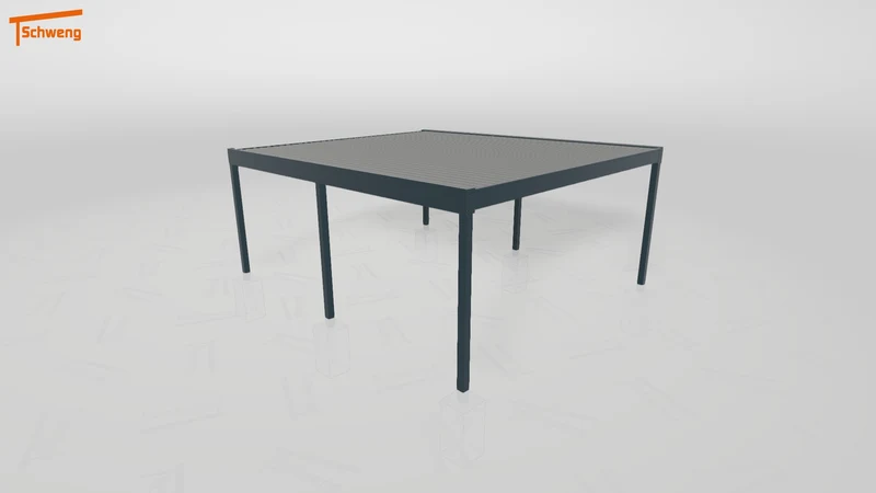 #DE Schweng Flachdachcarport C600 (ID bkp5gr)