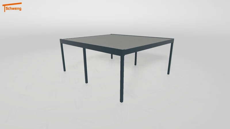 #DE Schweng Flachdachcarport C600 (ID w3x8nv)