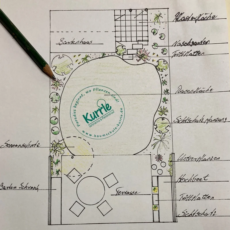 Kostenvoranschlag für Gartengestaltung oder Gartenpflege - Termin in Ihrem Garten