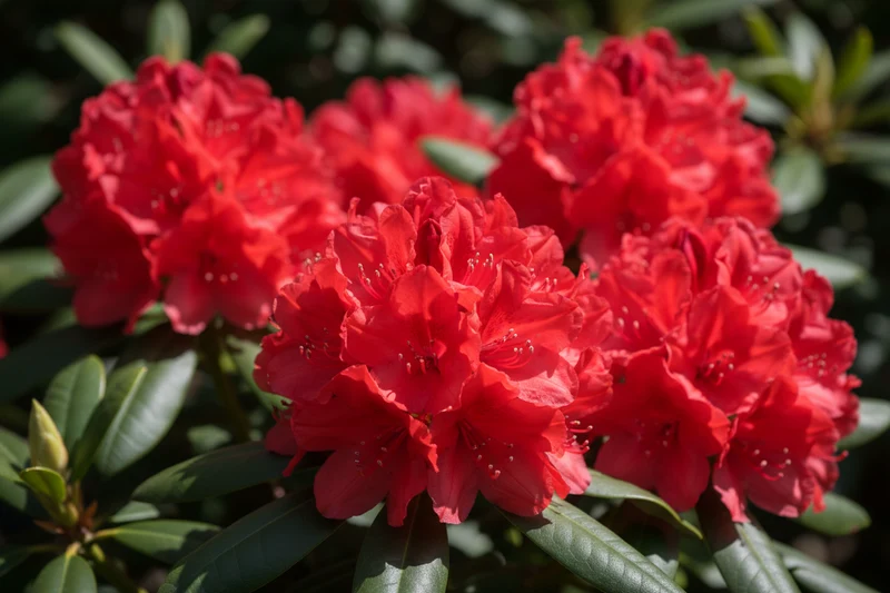 Zwergrhododendron 'Scarlet Wonder' / Rhododendron repens 'Scarlet Wonder'