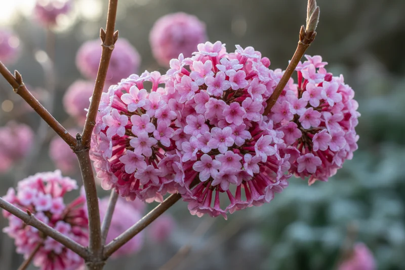 Winterschneeball 'Charles Lamont' / Viburnum bodnantense 'Charles Lamont'