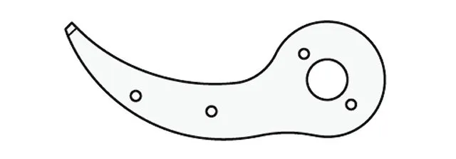 FELCO 4/4 Gegenklinge mit Nieten