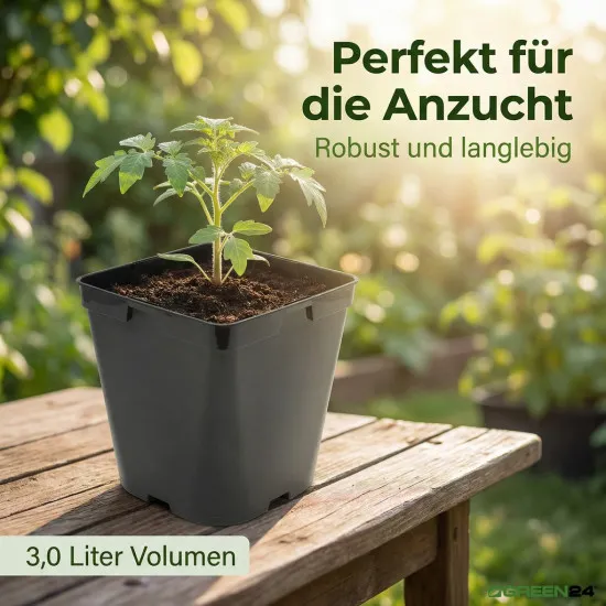 Pflanzcontainer aus PP – 3 und 5 Liter