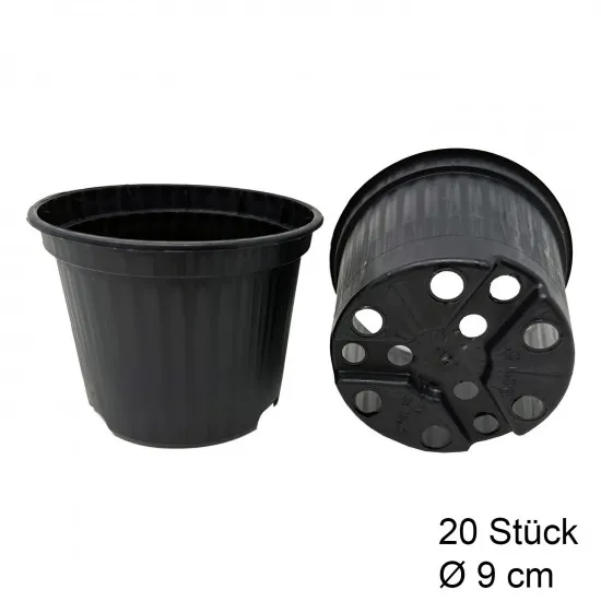 Runde Anzuchttöpfe aus PP – 9, 11 und 13 cm