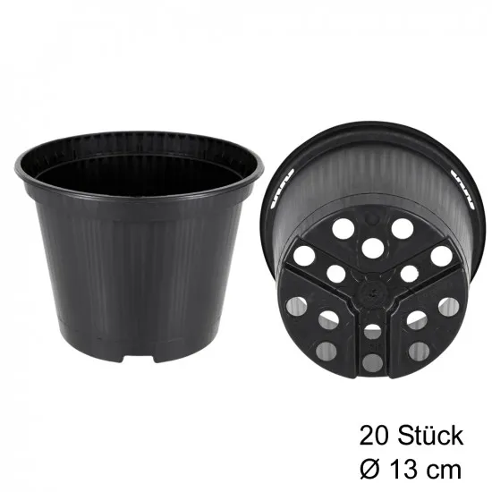 Runde Anzuchttöpfe aus PP – 9, 11 und 13 cm