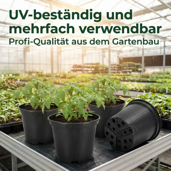 Runde Anzuchttöpfe aus PP – 9, 11 und 13 cm