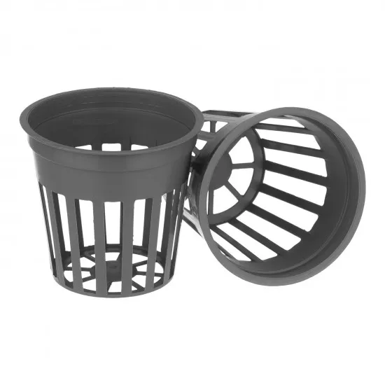 Schlitztöpfe aus PP, grau – Ø 5,5 cm