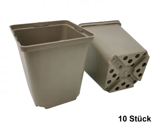 Recycling-Anzuchttöpfe Taupe – 9 und 11 cm