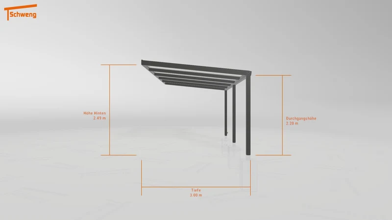 #AT Schweng Terrassenüberdachung S350 (ID 33jm55)