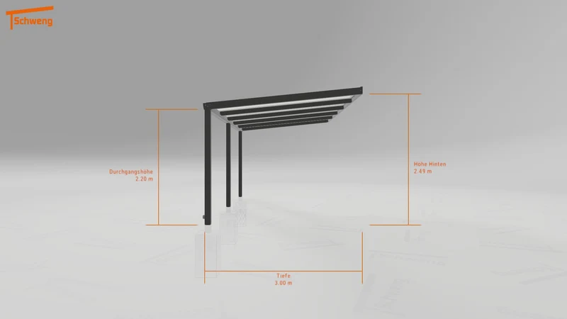 #AT Schweng Terrassenüberdachung S350 (ID 33jm55)