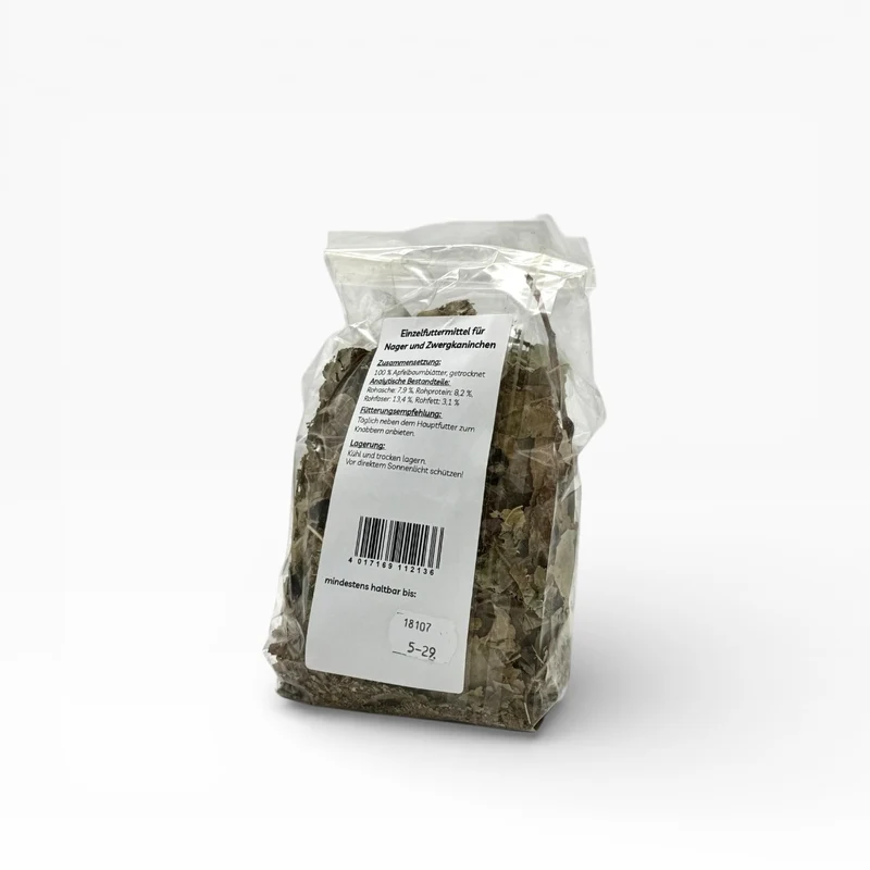 Getrocknete Apfelbaumblätter