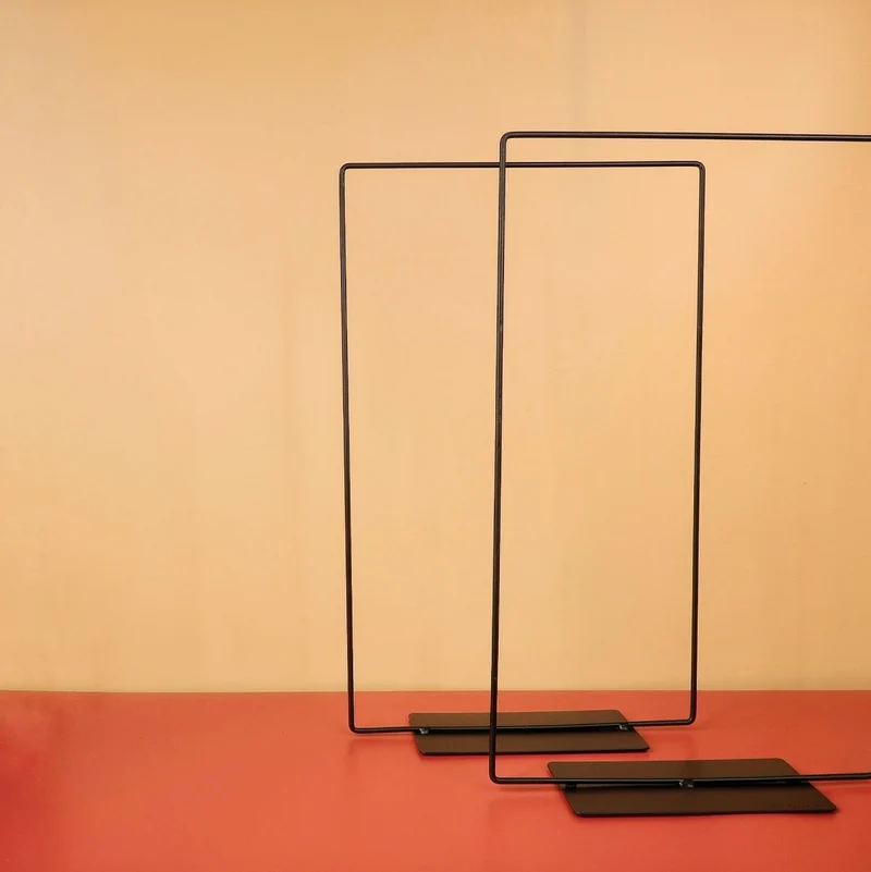AIRPLANT HOLDER - RECTANGLE BLACK