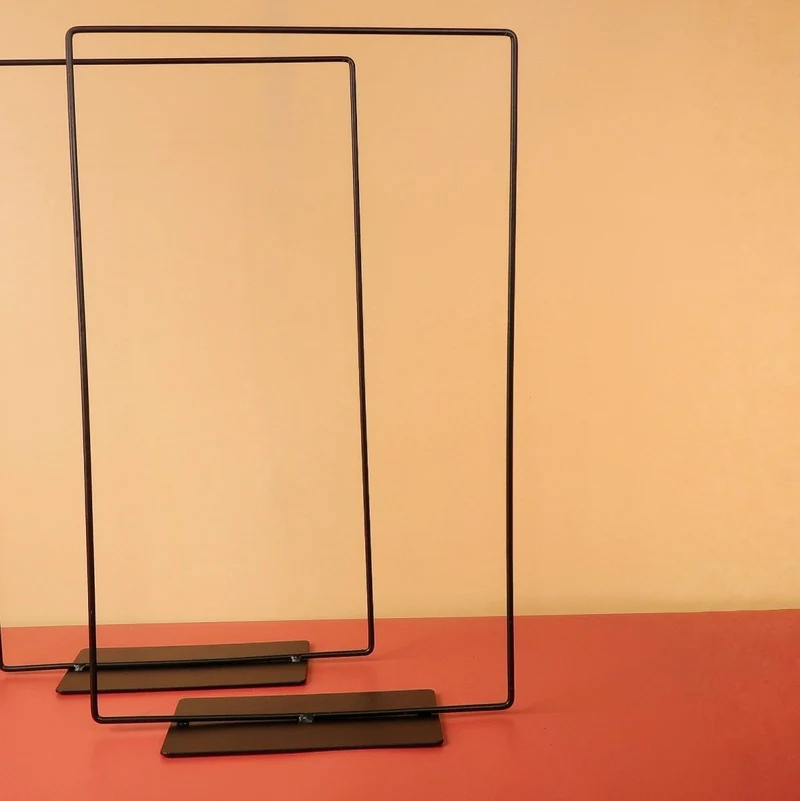 AIRPLANT HOLDER - RECTANGLE BLACK