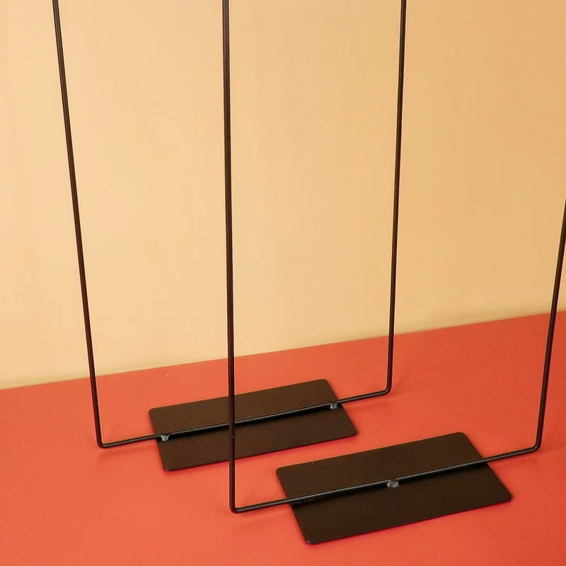 AIRPLANT HOLDER - RECTANGLE BLACK