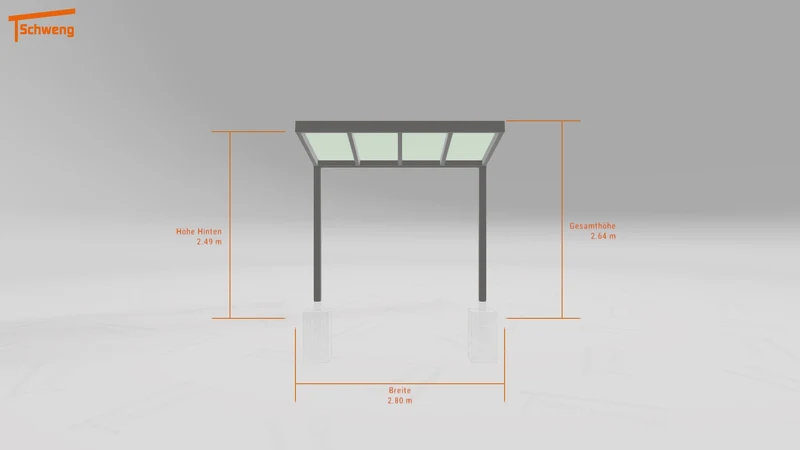 #DE Schweng Terrassenüberdachung S350 (ID 77bng8)