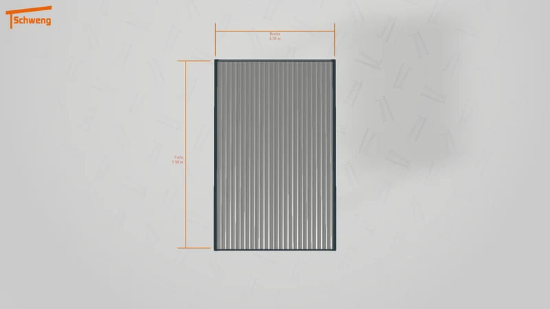 #DE Schweng Flachdachcarport C600+ (ID zbwzkw)