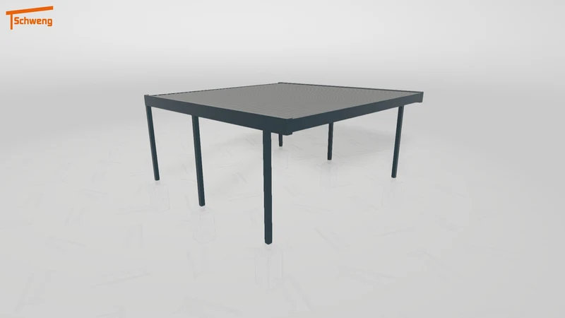#DE Schweng Flachdachcarport C600+ (ID 2q8zgv)