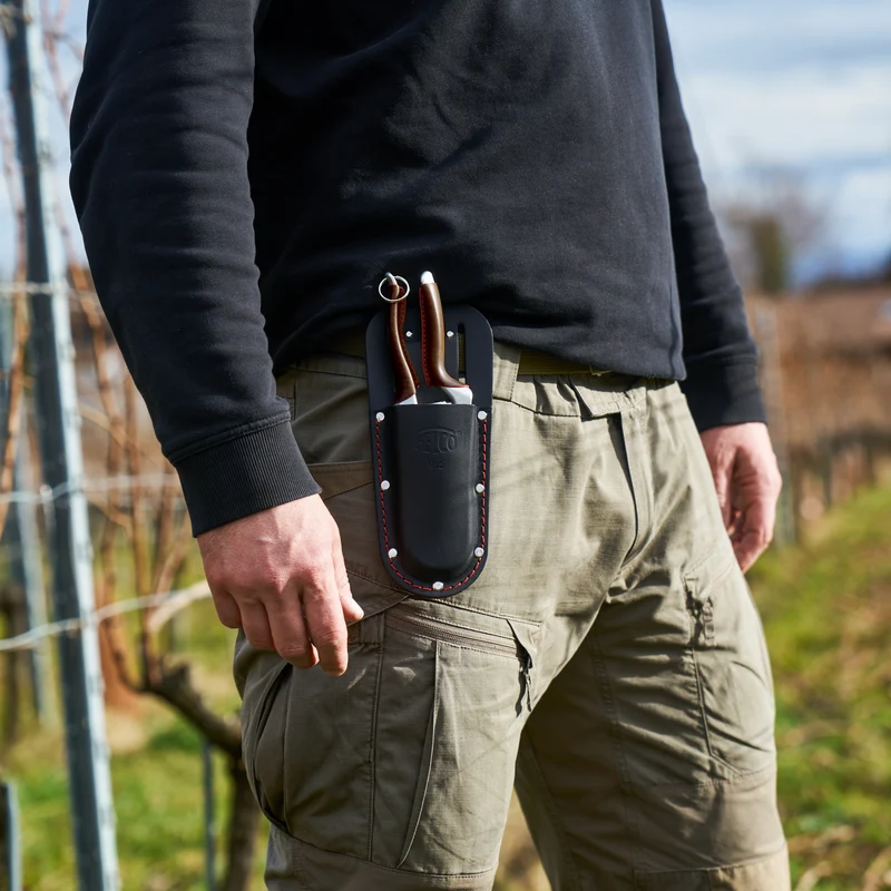 FELCO 910 Black Schwarzes Lederholster mit Clip