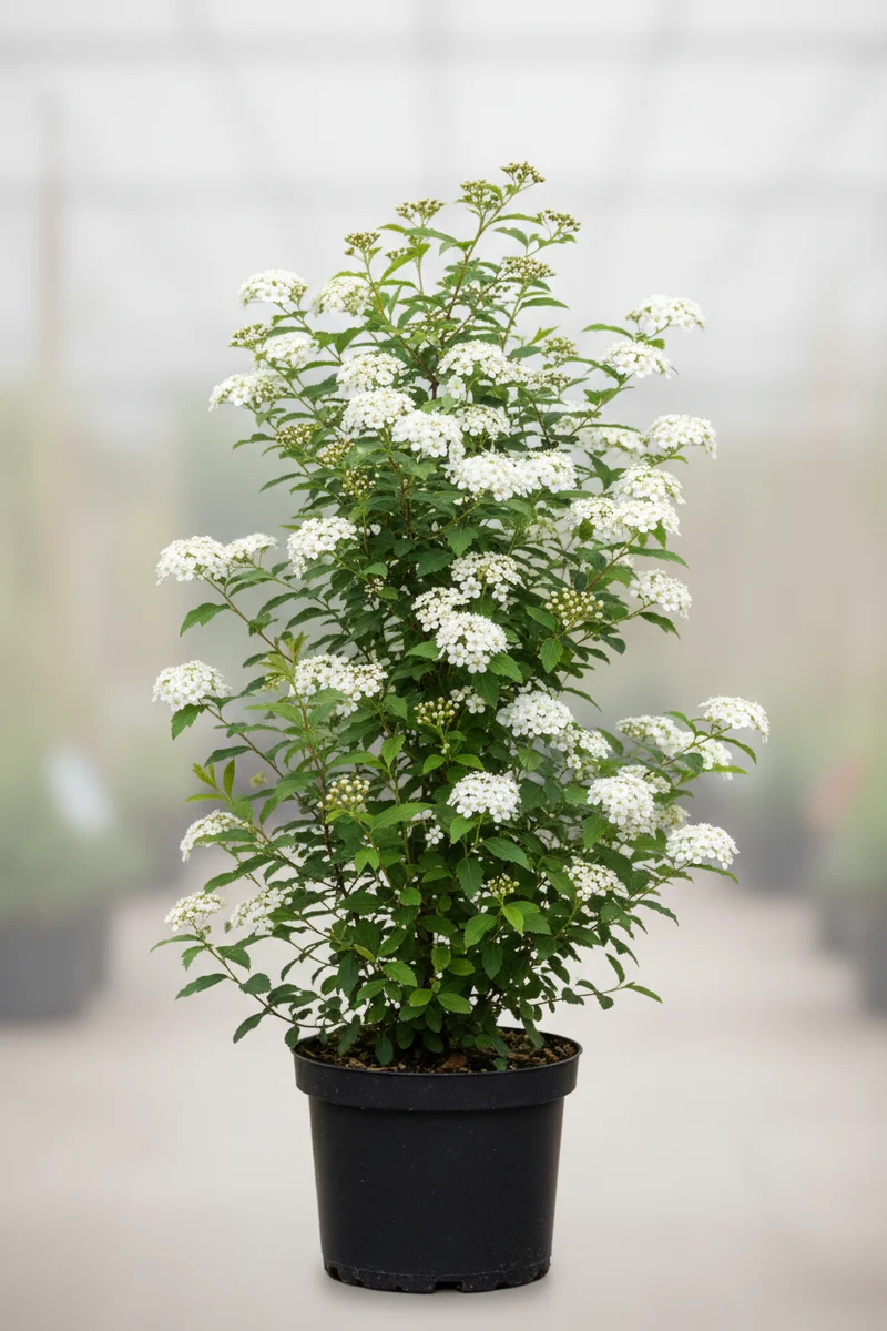 Weiße Rispenspiere 'Grefsheim' / Spiraea x cinerea 'Grefsheim'