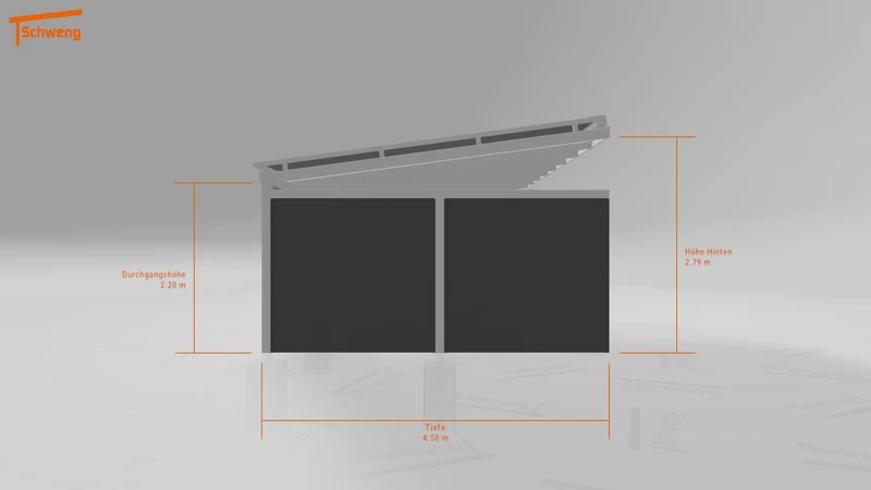 #DE Schweng Terrassenüberdachung S400 (ID n5mknj)