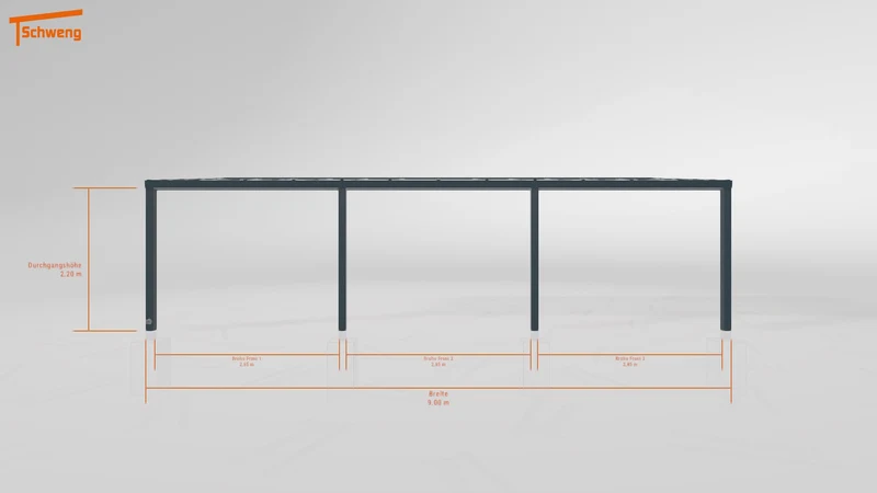 #DE Schweng Pultdachcarport S350 (ID pbpz7b) #MTG