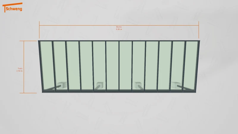#DE Schweng Pultdachcarport S350 (ID pbpz7b) #MTG
