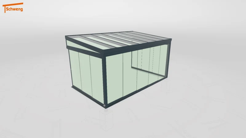 #DE Schweng Terrassenüberdachung S400 (ID qdvmvy)