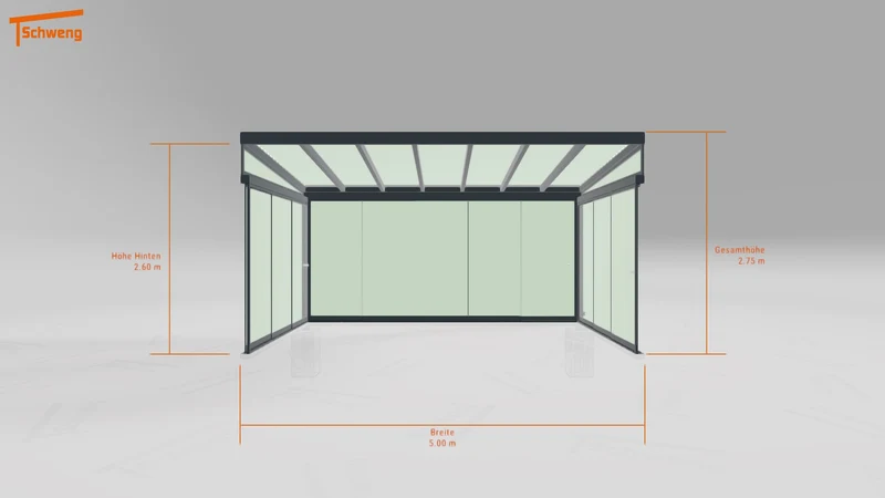 #DE Schweng Terrassenüberdachung S400 (ID qdvmvy)