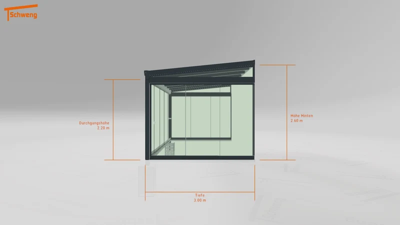 #DE Schweng Terrassenüberdachung S400 (ID qdvmvy)