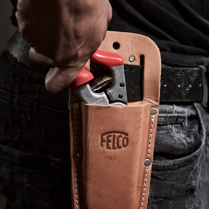 FELCO 910 Lederholster mit Schlaufe und Clip