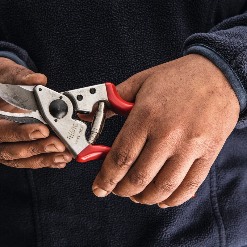 FELCO 16 Kompakt-Gartenschere für Linkshänder