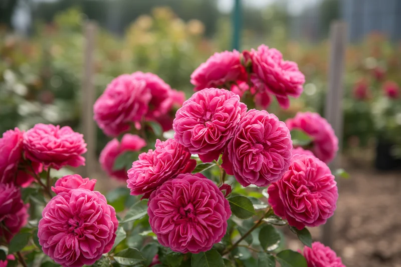 Strauchrose 'Rose de Resht' / Rosa 'Rose de Resht'