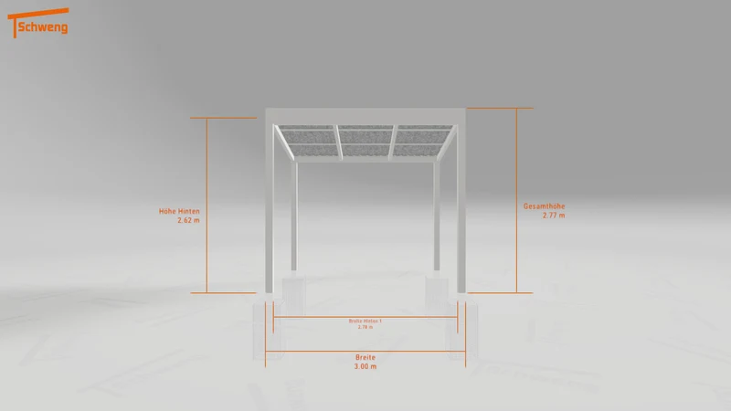 #DE Schweng Pultdachcarport S400 (ID x785zj)
