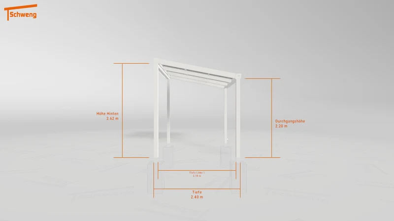 #DE Schweng Pultdachcarport S400 (ID x785zj)