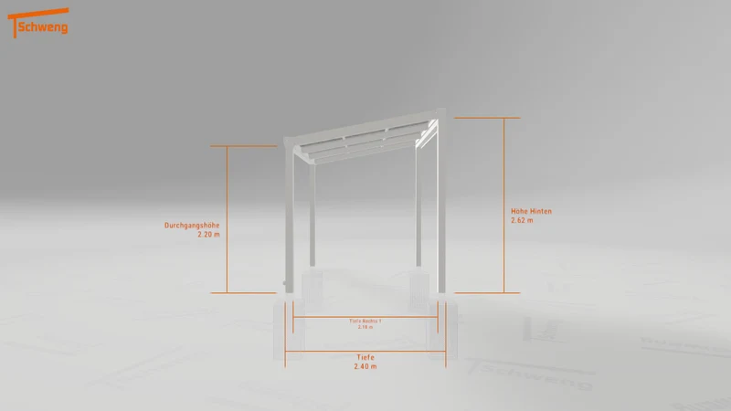 #DE Schweng Pultdachcarport S400 (ID x785zj)