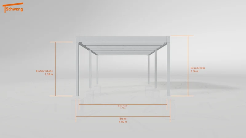 #CH Schweng Flachdachcarport C600+ (ID g75qpr) #MTG