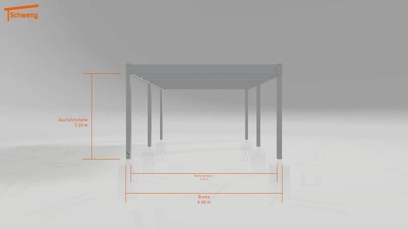 #CH Schweng Flachdachcarport C600+ (ID g75qpr) #MTG