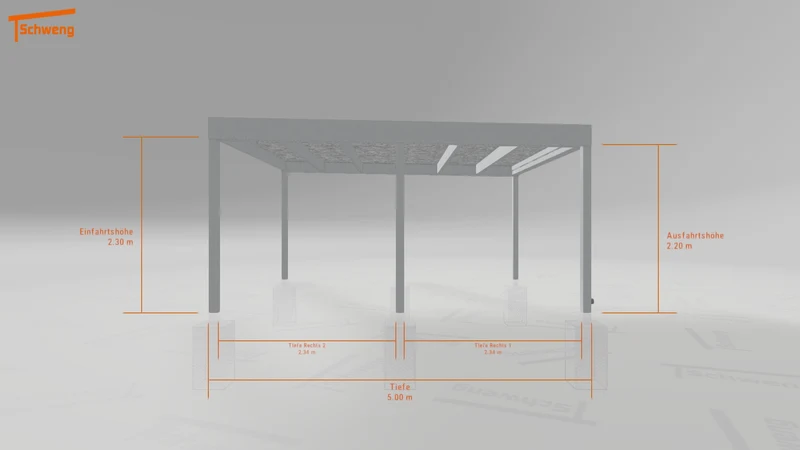 #CH Schweng Flachdachcarport C600+ (ID g75qpr) #MTG