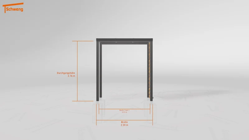 #DE Schweng Terrassenüberdachung S350 (ID n5mj4g)