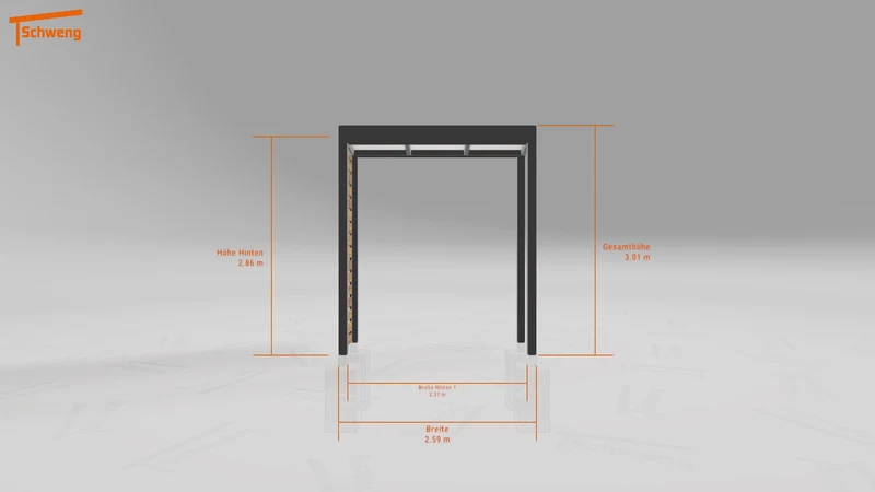 #DE Schweng Terrassenüberdachung S350 (ID n5mj4g)