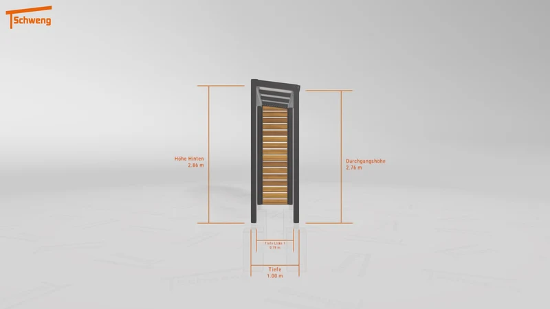 #DE Schweng Terrassenüberdachung S350 (ID n5mj4g)
