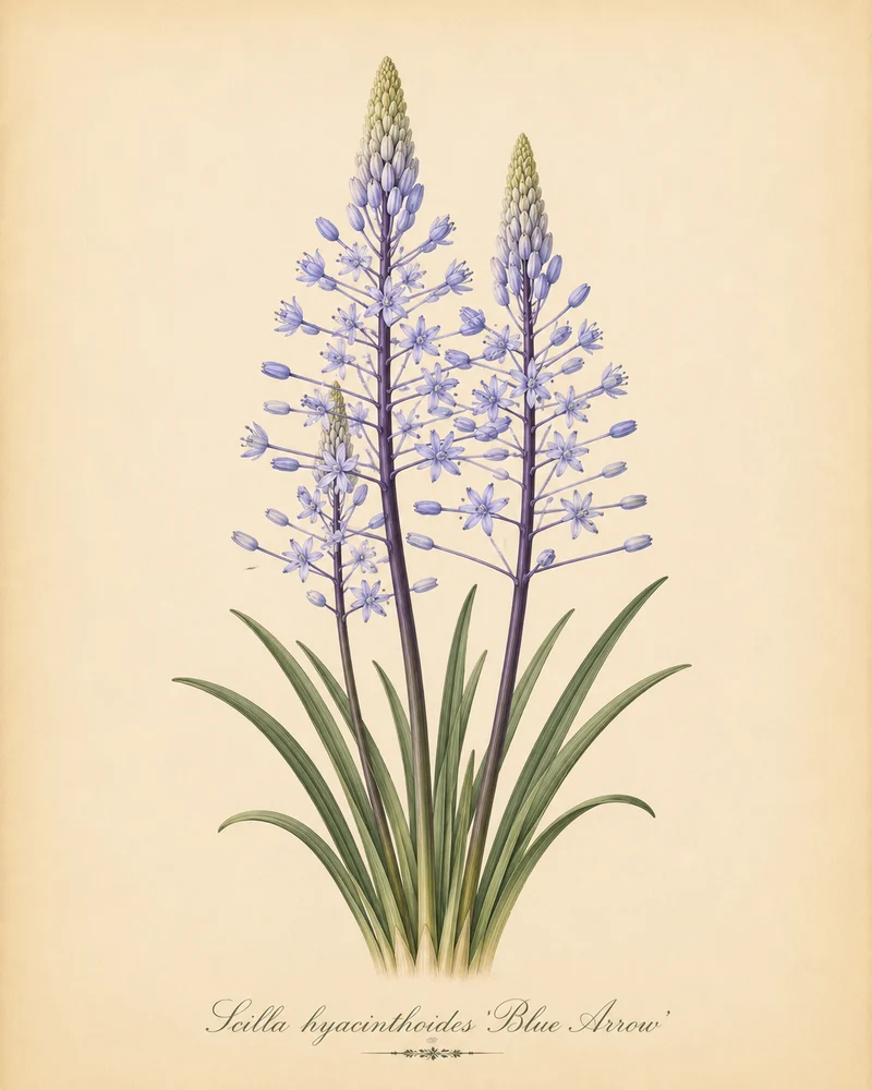 Scilla hyacinthoides 'Blue Arrow' - Hyazinthen-Blaustern