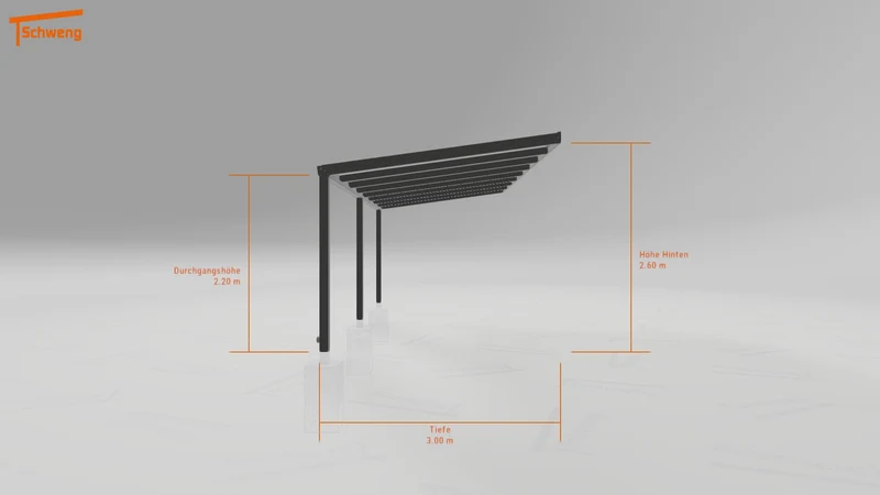 #DE Schweng Terrassenüberdachung S350 (ID jj82nm)