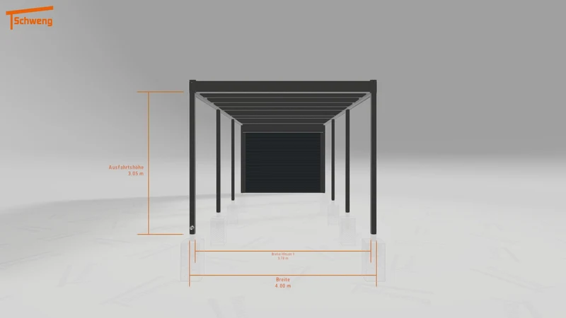 #DE Schweng Flachdachcarport C600 (ID n5mj74) #MTG