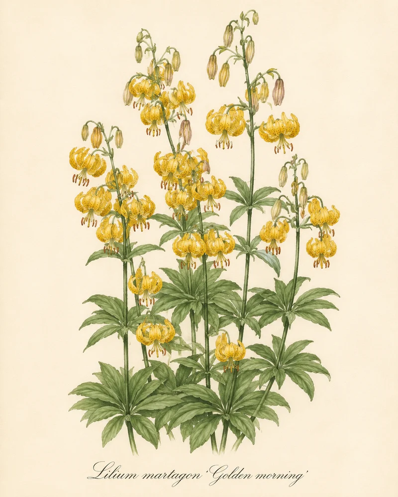 Lilium martagon 'Golden morning' - Türkenbund-Hybride